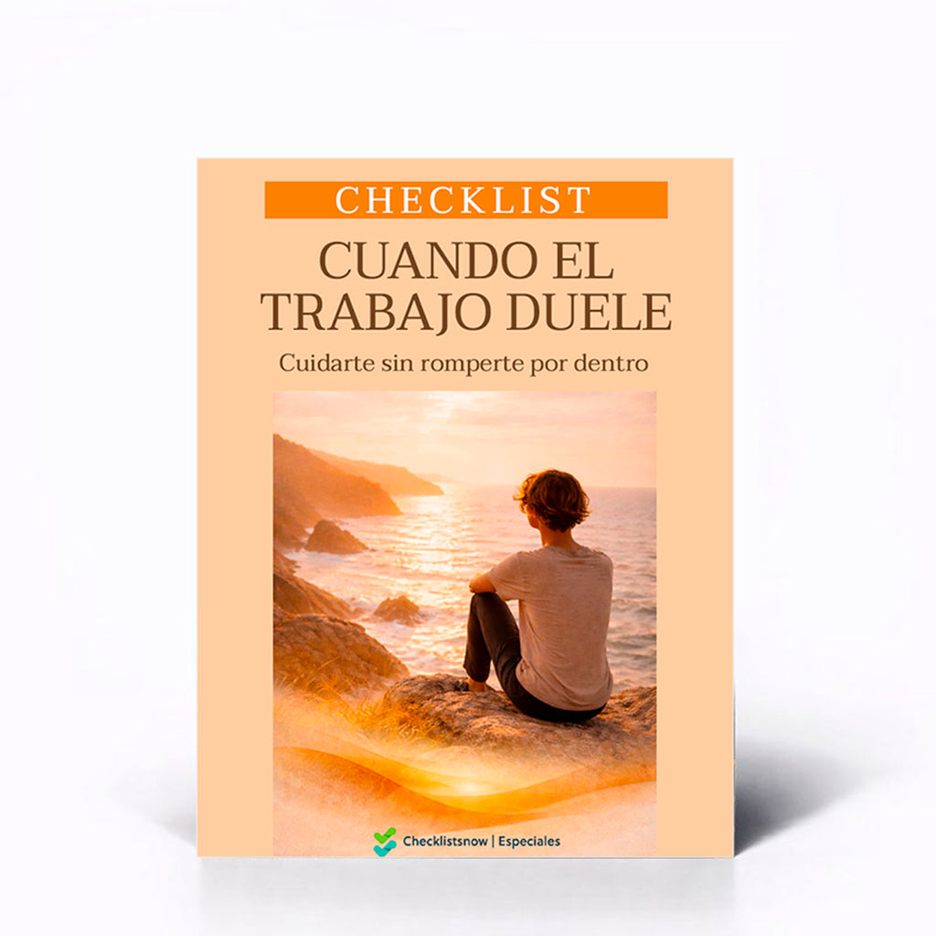 Cuando el trabajo duele - Edición Checklist